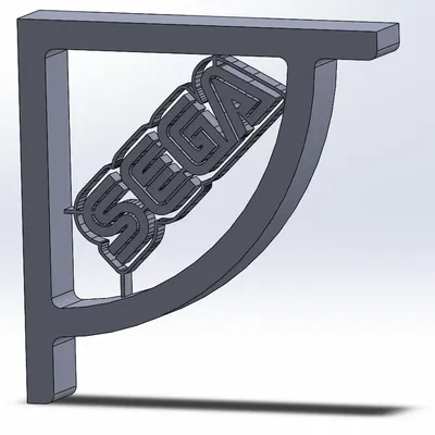 Giá đỡ kệ với logo SEGA