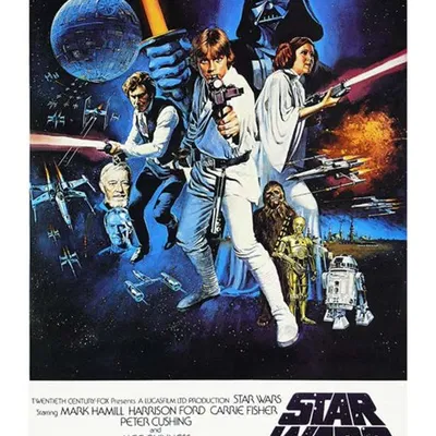 Áp phích Lithophane Star Wars tập 4: Một Hy Vọng Mới