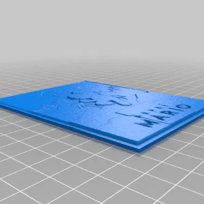 Ánh sáng lithophane poster Super Mario tuyệt đẹp