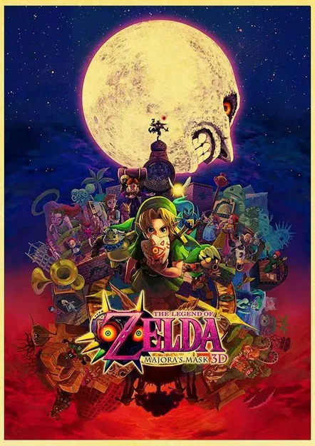 Ánh sáng lithophane Legend of Zelda Majora's Mask N64 - Image 1