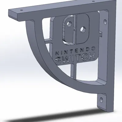 Giá đỡ kệ với logo Nintendo Switch