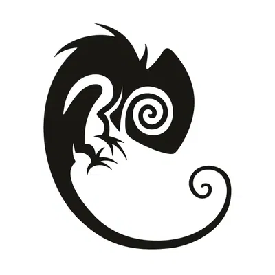 Mô hình tắc kè hoa cắt laser cho in 3D