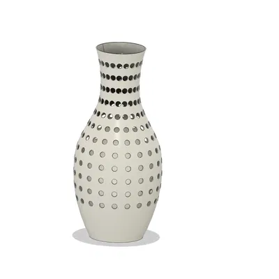 Bình hoa tối giản hình tròn cho bàn làm việc