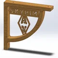Giá đỡ kệ phong cách Skyrim The Elder Scroll V - Thumbnail 1