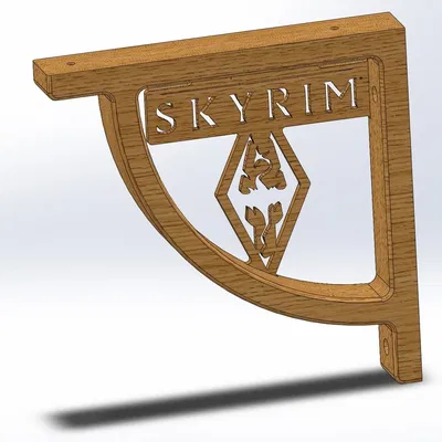 Giá đỡ kệ phong cách Skyrim The Elder Scroll V