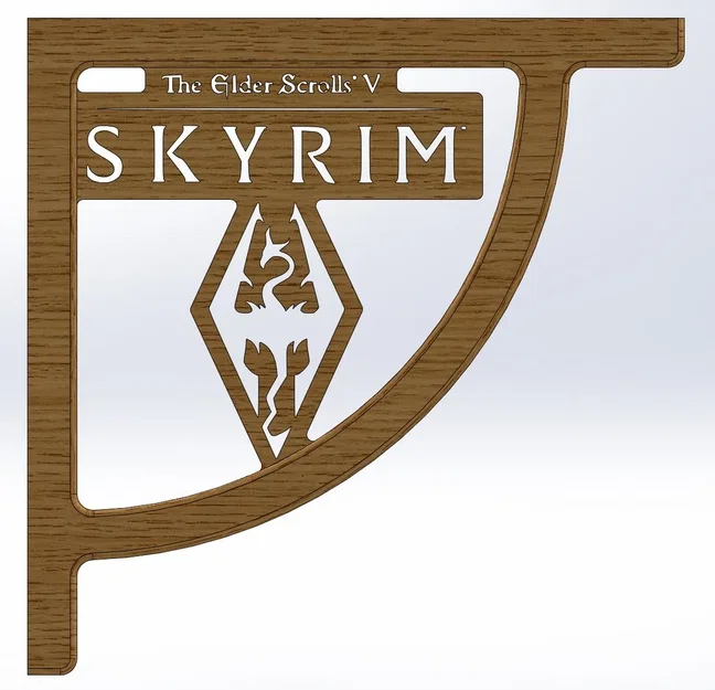 Giá đỡ kệ phong cách Skyrim The Elder Scroll V - Image 3