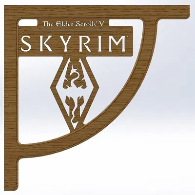 Giá đỡ kệ phong cách Skyrim The Elder Scroll V