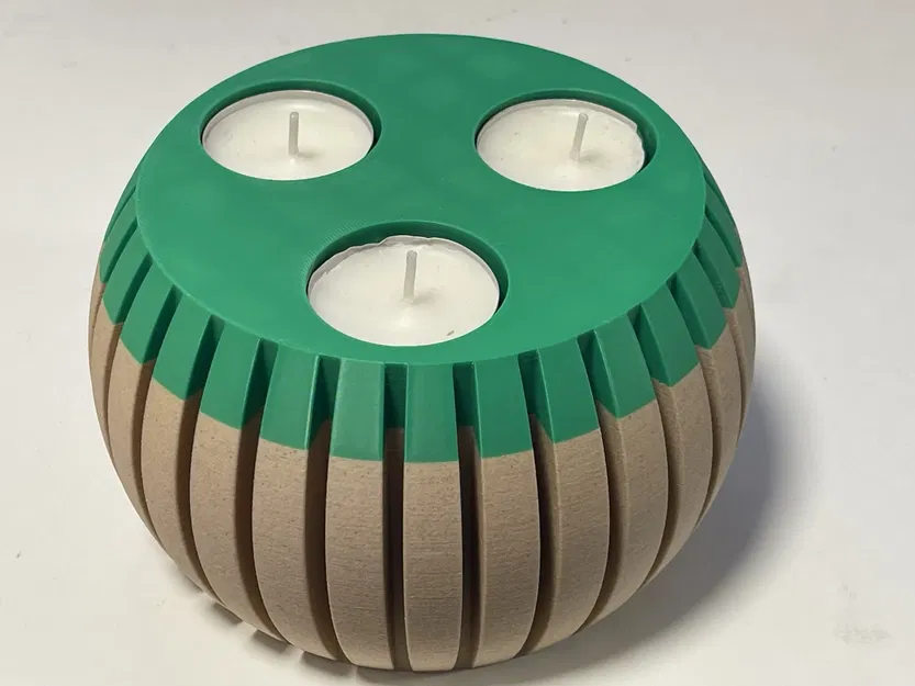 Đèn cầy tealight cho ba ngọn nến nhỏ - Image 1