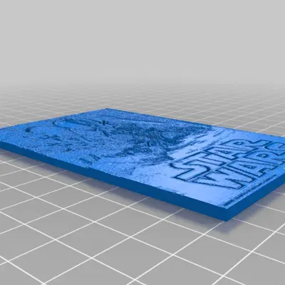 Ánh sáng lithophane từ Star Wars Tập 4: Một hy vọng mới