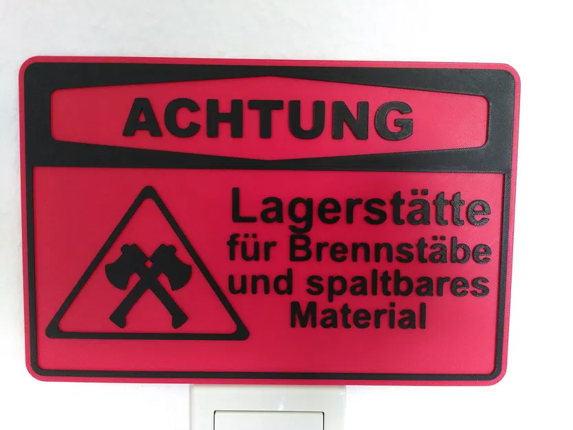 Biển hiệu lưu trữ củi đốt và vật liệu dễ cháy - Image 1