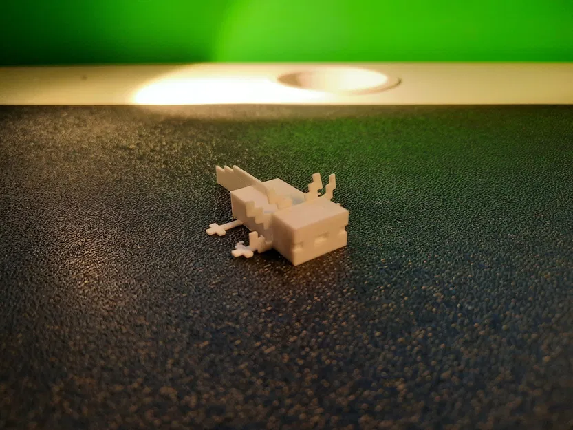 Axolotl Minecraft chính xác pixel với mang điều chỉnh - Image 1