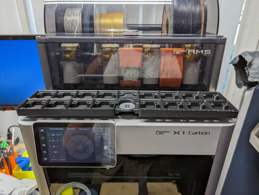 Bambu Labs X1 Carbon - Đế Gridfinity cho máy in 3D - Image 1