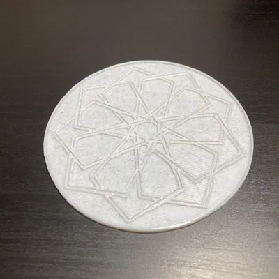 Đế ly mandala với thiết kế tinh xảo và độc đáo