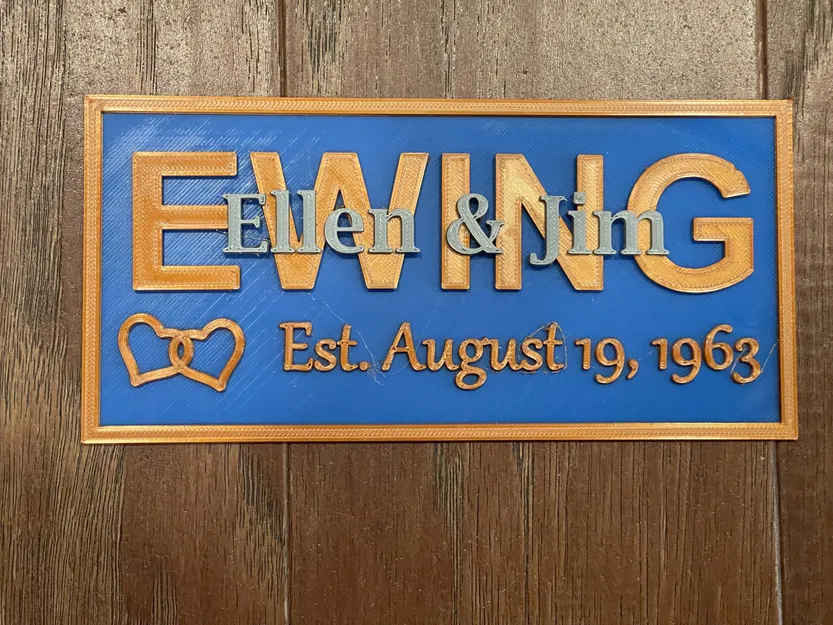 Biển tên kỷ niệm ngày cưới độc đáo và cá nhân hóa - Image 3