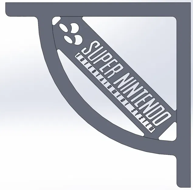 Giá đỡ kệ với logo Nintendo SNES - Image 1