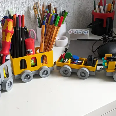 Xe lửa văn phòng đa năng và đồ chơi cho trẻ em