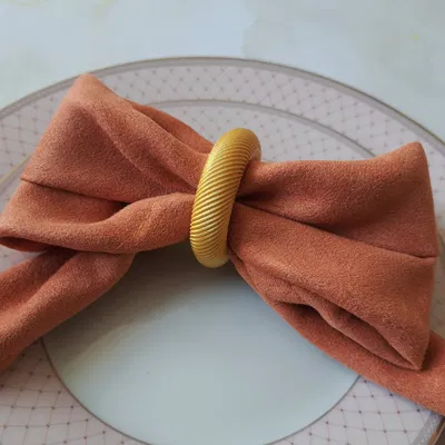 Vòng ăn khăn ăn hình dây thừng