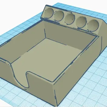 Giá đỡ bàn cho giấy ghi chú và bút viết