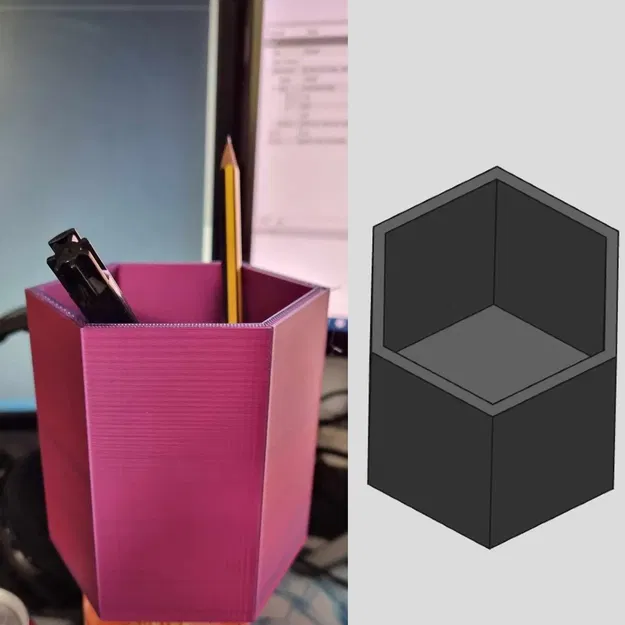 Giá đỡ bút Hexi hiện đại cho bàn làm việc của bạn - Image 1