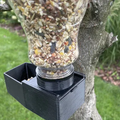 Máy cho chim bằng chai nhựa thiết kế mô-đun nhiều loại ren