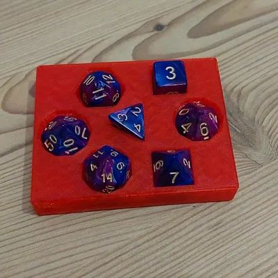 Giá đỡ và inlay cho bộ xúc xắc "Oakie Doakie