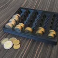 Khay phân loại tiền xu Euro cho các loại 2€, 1€, 50c, 20c và 10c - Thumbnail 1