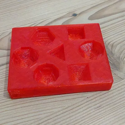 Giá đỡ và inlay cho bộ xúc xắc "Oakie Doakie