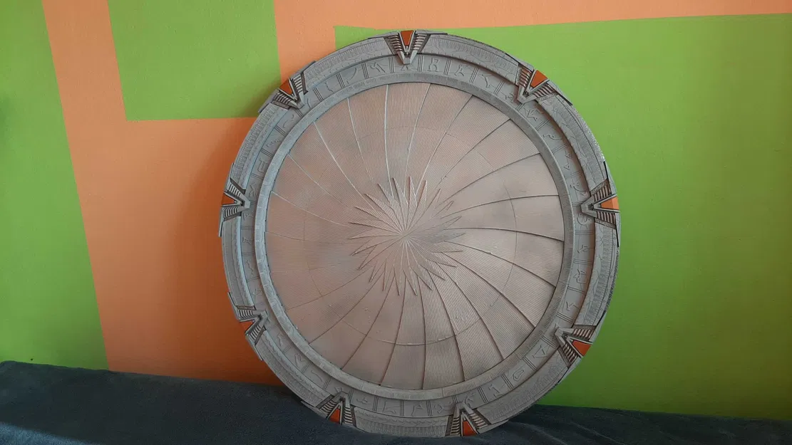 Cổng sao với Iris đường kính 80cm treo tường - Image 1