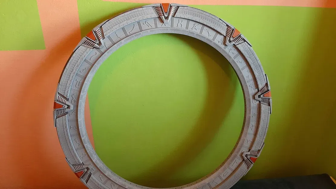 Cổng sao với Iris đường kính 80cm treo tường - Image 3