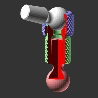 Cơ cấu khớp nối đa năng với góc điều chỉnh 90°