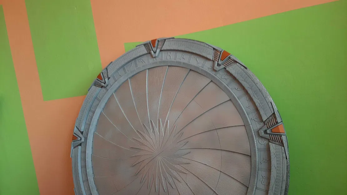 Cổng sao với Iris đường kính 80cm treo tường - Image 10