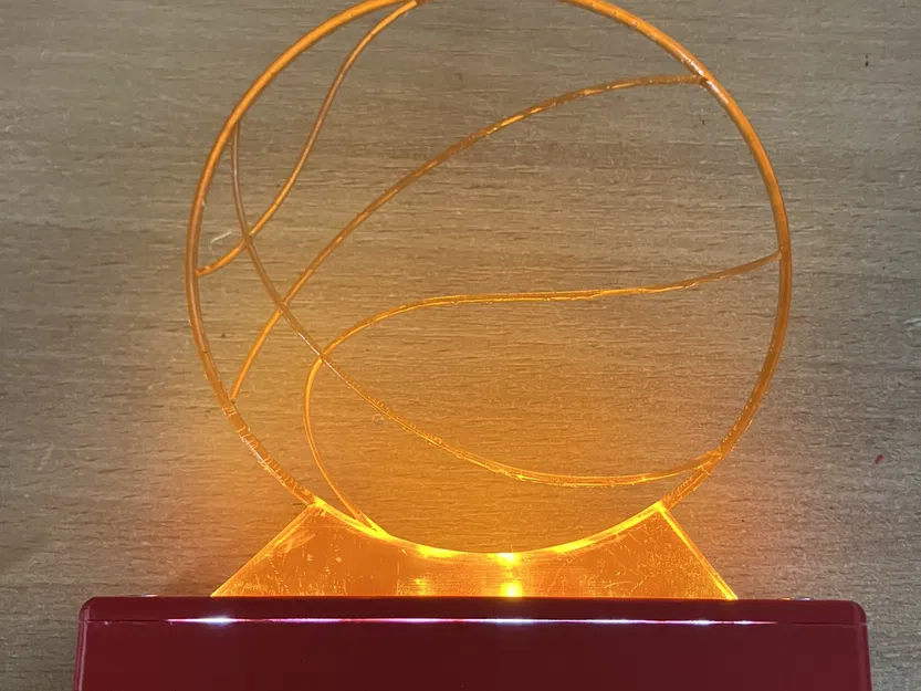 Đèn bóng rổ "Ilusion" với thiết kế độc đáo từ nhựa resin - Image 1