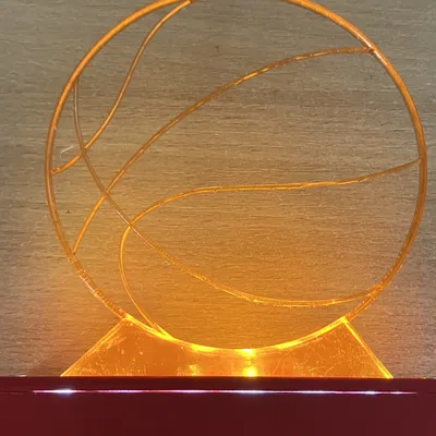 Đèn bóng rổ "Ilusion" với thiết kế độc đáo từ nhựa resin