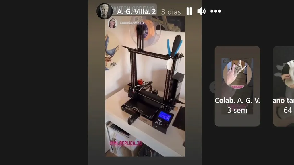 Máy in 3D tùy chỉnh của Antonio García Villarán với họa tiết Ta... - Image 8