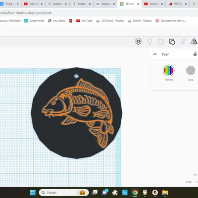 Cá chép mini làm móc khóa cho người yêu thích câu cá