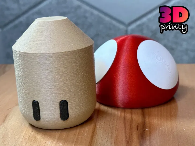 Hộp câu đố xoắn nấm in tại chỗ - Phiên bản kín - Image 1