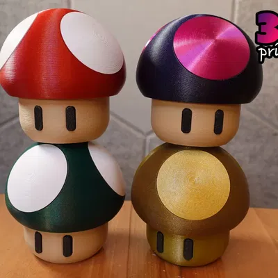 Hộp câu đố xoắn nấm in tại chỗ - Phiên bản kín