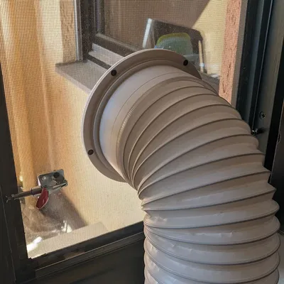 Bộ kết nối ống thoát khí điều hòa 15cm cho cửa sổ