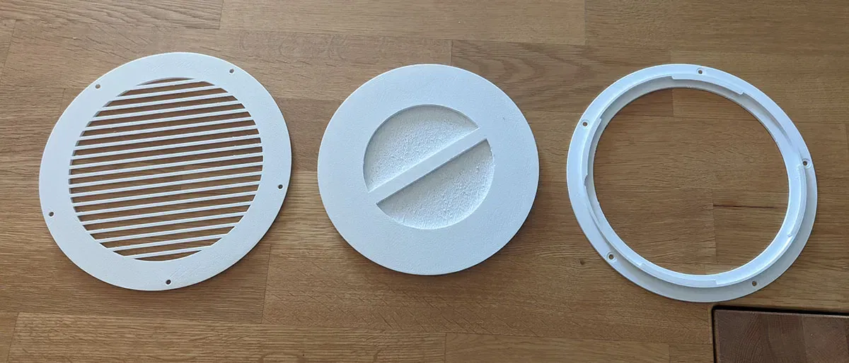 Bộ kết nối ống thoát khí điều hòa 15cm cho cửa sổ - Image 3