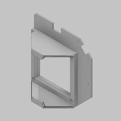 Giá đỡ HEPA cho quạt 120x120 trong hộp Prusa