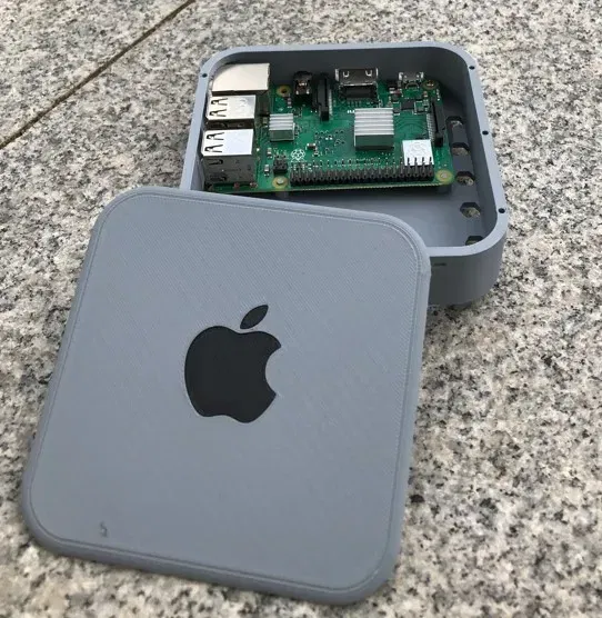 Vỏ Raspberry Pi 3 phong cách Mac mini 2010 - Image 2