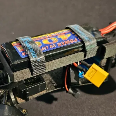 Giá đỡ pin cho HPI micro RS4 với đế XT30 tích hợp