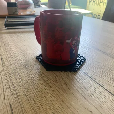 Đế ly hình lục giác 10cm phong cách hiện đại