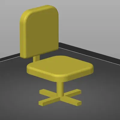 Ghế văn phòng mini cho mô hình nội thất