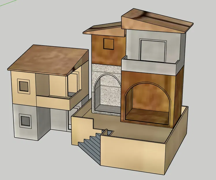 Mô hình nhà cho bối cảnh Giáng sinh GT 24 - Image 3