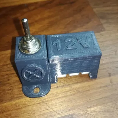 Hộp công tắc bật tắt với khối đầu nối