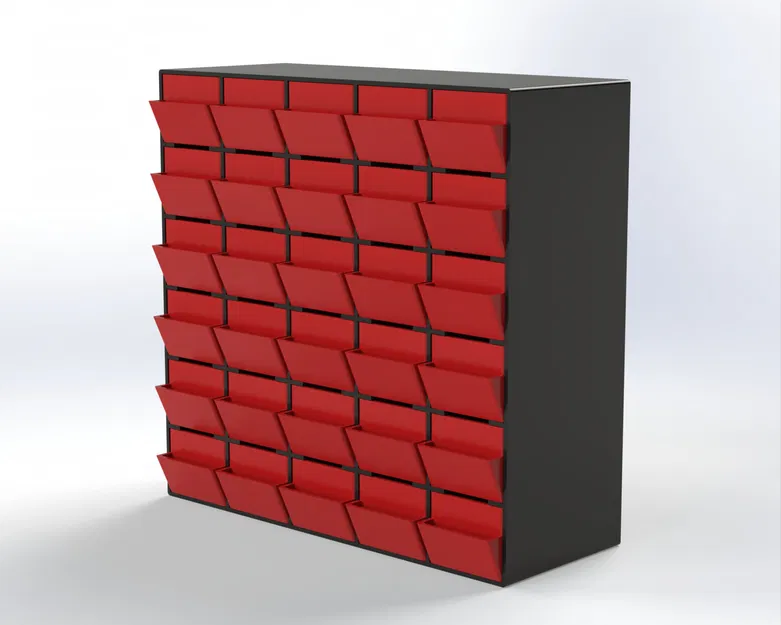 Thùng chứa linh kiện nhỏ - Dễ dàng in 3D - Image 1