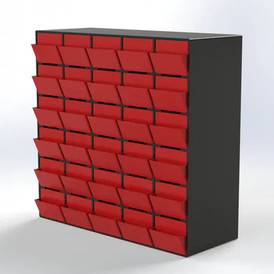 Thùng chứa linh kiện nhỏ - Dễ dàng in 3D