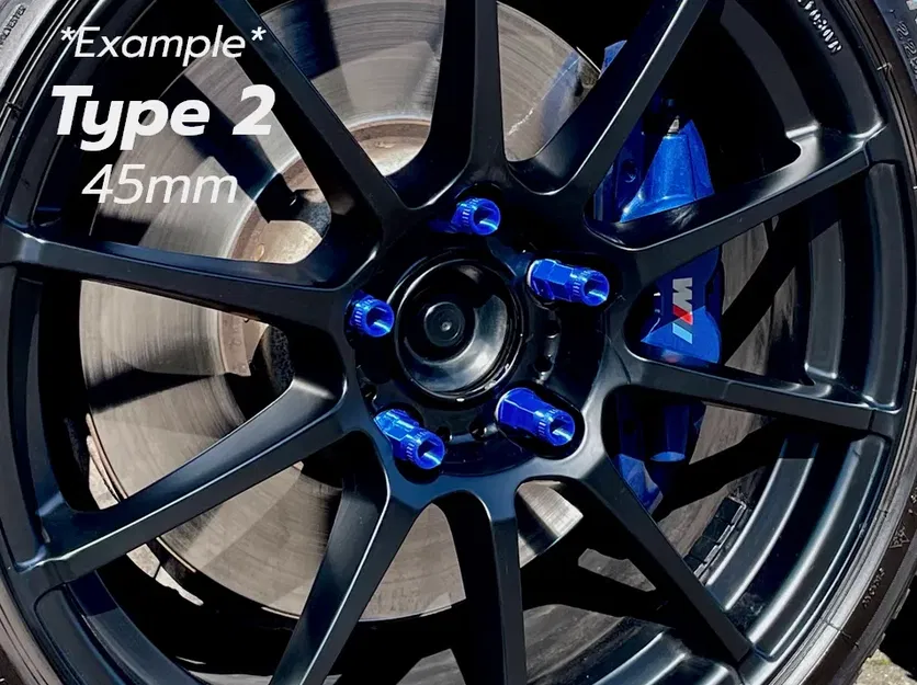 Nắp đậy bu lông/nut bánh xe phong cách JDM loại 3 - Image 2