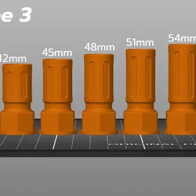 Nắp đậy bu lông/nut bánh xe phong cách JDM loại 3